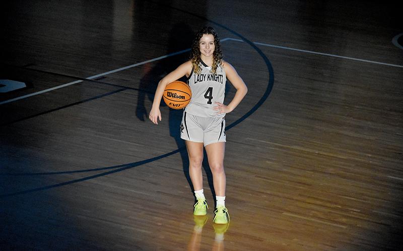 Lady Knights senior Desta Trammell was recently announced as the 2022-23 Smoky Mountain Conference Girls Player of the Year – her second time earning the distinction. Photos by Kevin Hensley/sports@grahamstar.com