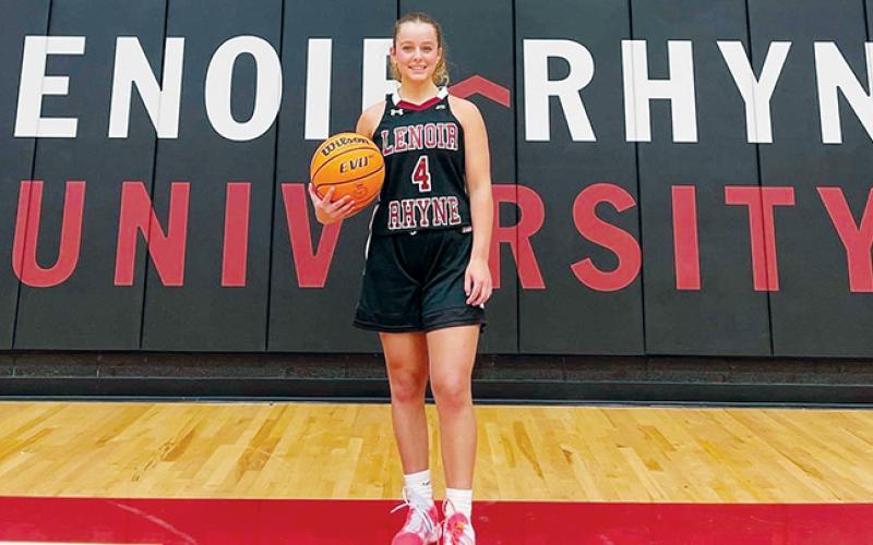 All the speculation concerning where Lady Knights senior Desta Trammell would play college basketball was resolved April 11, when she announced her commitment to Lenoir-Rhyne University. Photos courtesy of Faith Trammell/Contributing Photographer