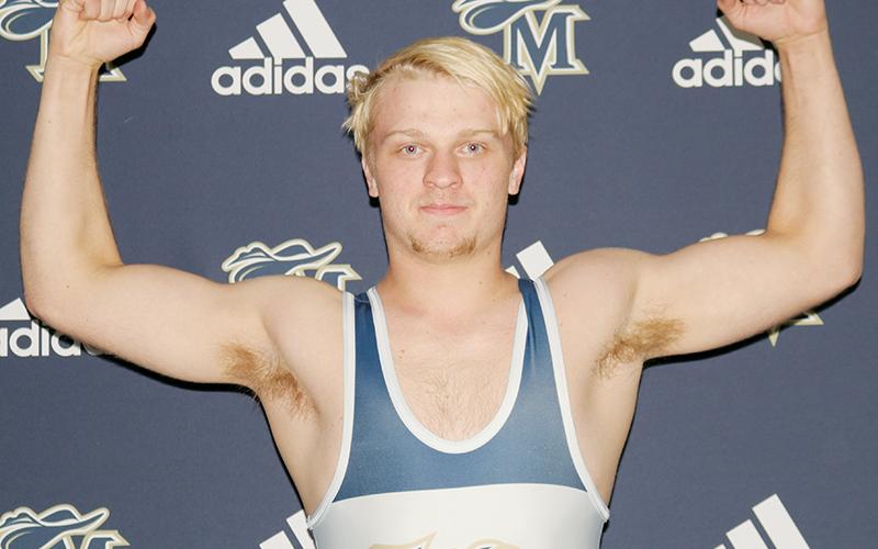 Black Knights grappler Willie Riddle became the third Robbinsville wrestler to sign a letter-of-intent in a span of 28 hours April 10, opting to join the Montreat College Cavaliers. Photo by Anna Riddle/The Graham Star