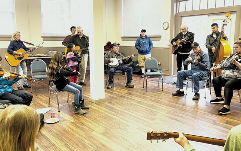 The monthly Stecoah Community Jam has established itself as a fun event for musicians of all ages.