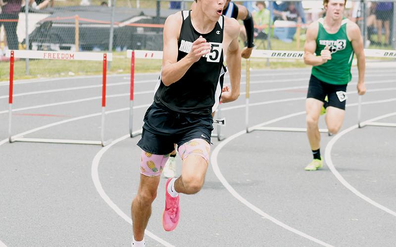 Brock Adams: 1A Western Regional Champion, 110- and 300-meter hurdles; State Qualifier, high jump. Photos by Kevin Hensley/sports@grahamstar.com