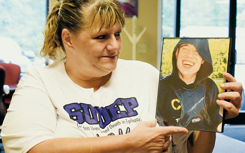 It has been just over a year since Joel Crisp passed away, but his mother Donna has refused to let his life-long battle with epilepsy go away quietly. Her advocacy has made it to the state level, where a recent bill was introduced to help bring awareness to SUDEP. Photo by Kevin Hensley/editor@grahamstar.com