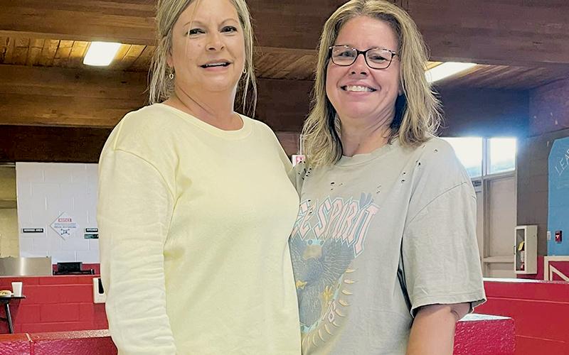 Teresa Moody has been named Robbinsville Elementary School's 2022-23 Teacher of the Year. With Moody is principal Dr. Jaime Hooper.
