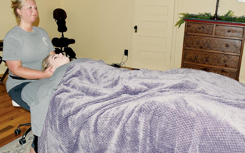 Massages at Tapoco Lodge’s Mountain Spa give Tiffany Duke the chance to continually live out a career she has dreamed of since childhood.