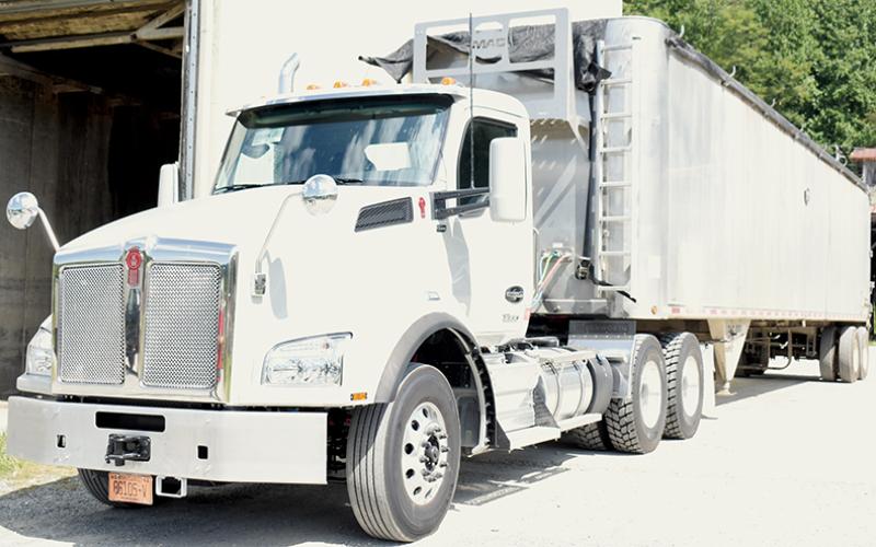 Thanks to a grant, the Graham County Sanitation Department has received two new Kenworth’s to haul garbage to the current dump site in Ball Ground, Ga. Photo by Ruby Annas/news@grahamstar.com