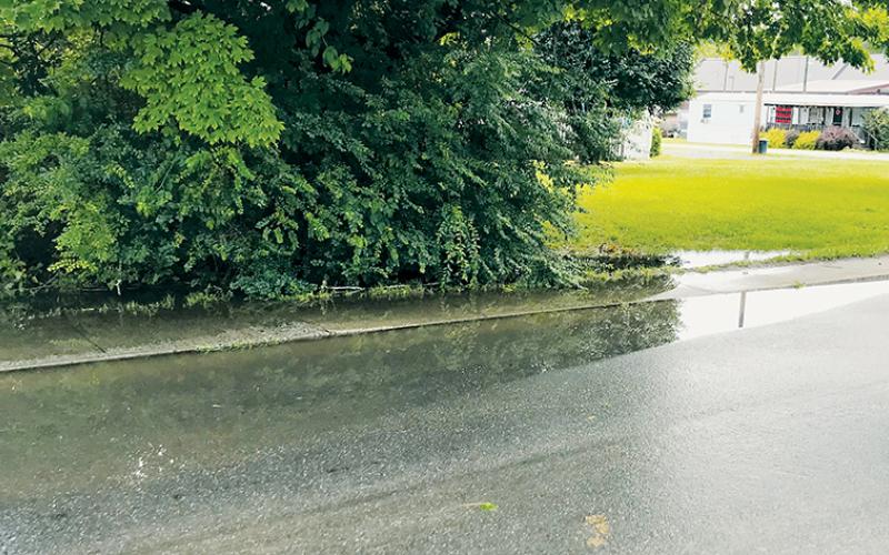 Ford Street has long combated drainage issues brought on by rainfall, but a new grant could finally resolve the problem. Photo courtesy of Shaun Adams