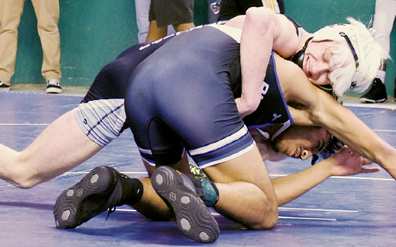 Avery Phillips, state qualifier, 132 pounds.