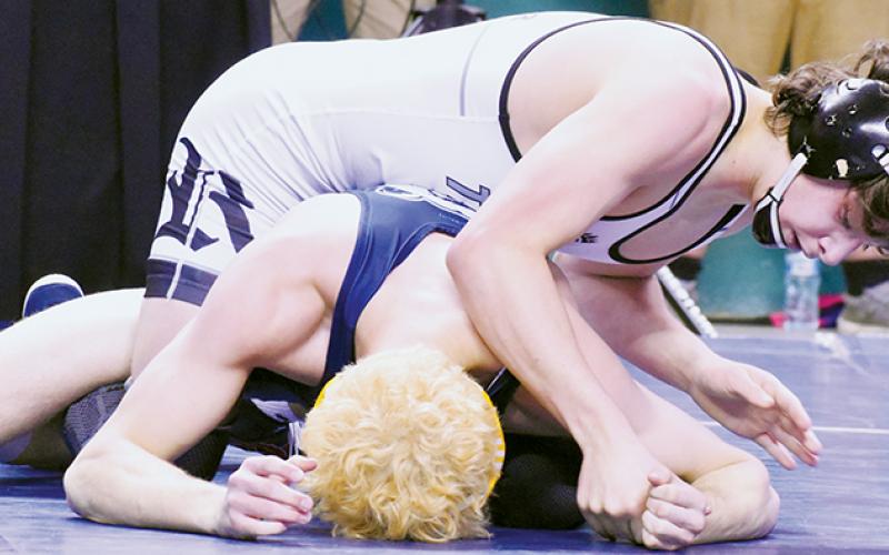 Lleyton Hooper, 3rd place, 138 pounds.