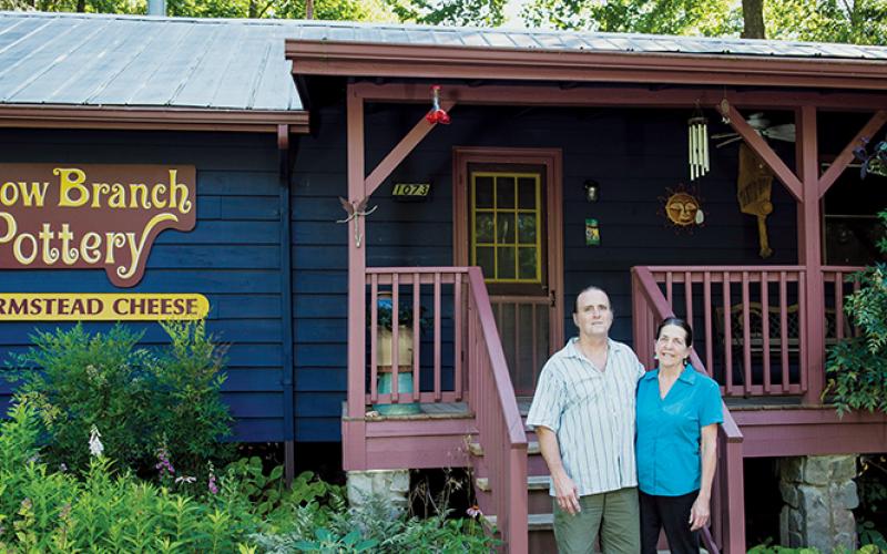 After nearly 38 years of producing finely-crafted cheese and pottery, Bruce DeGroot and Karen Mickler of Yellow Branch Farm recently decided to shut down their operation. Photo courtesy of Sam English