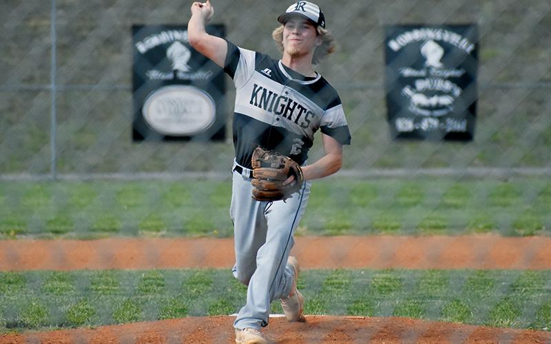 Graylen Orr improved to 5-0 on the year Tuesday, tossing 5 ⅓ innings in Robbinsville’s 10-1 road victory at Hiwassee Dam. Photos by Jacquline Gayosso/The Graham Star