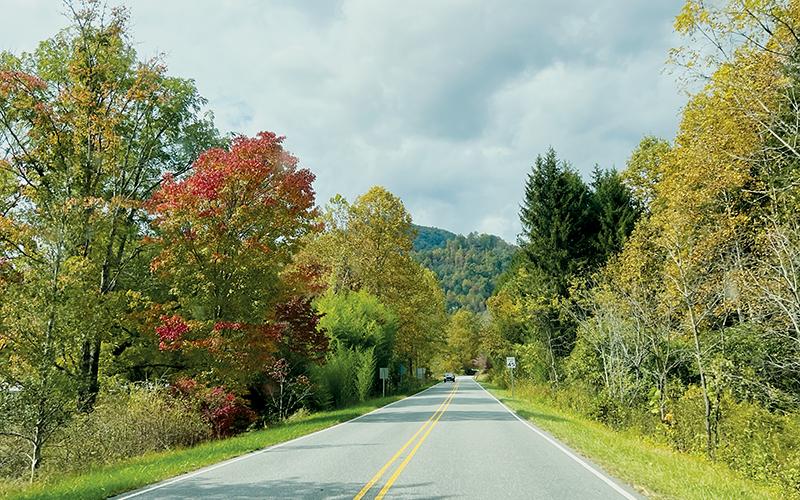 The last section of the Corridor K project – much of which includes this strip of North Carolina Highway 28, shown Oct. 19 – has received $20 million in funding, thanks to the work of Congressman Chuck Edwards. Photo by Kevin Hensley/editor@grahamstar.com