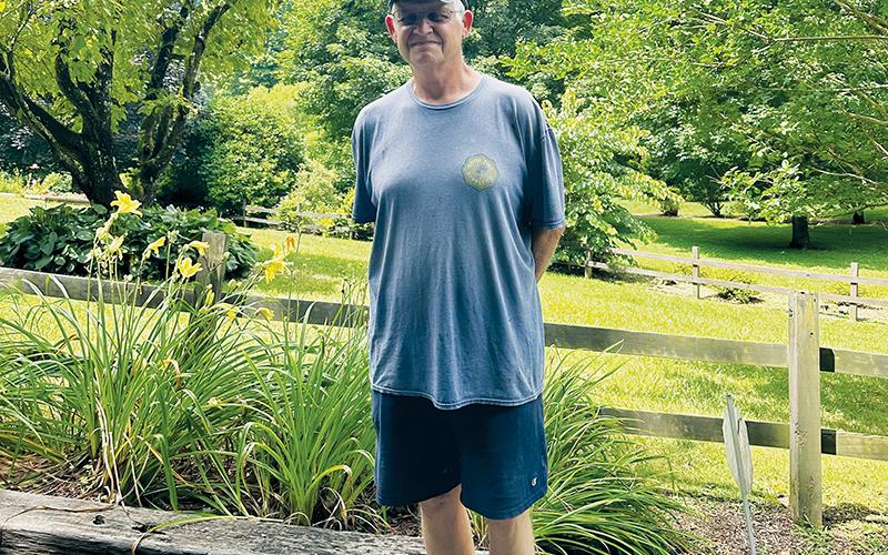Keeping a garden has been a way of life for Mitch Rogers since he was a teenager. Photos by Latresa Phillips/The Graham Star