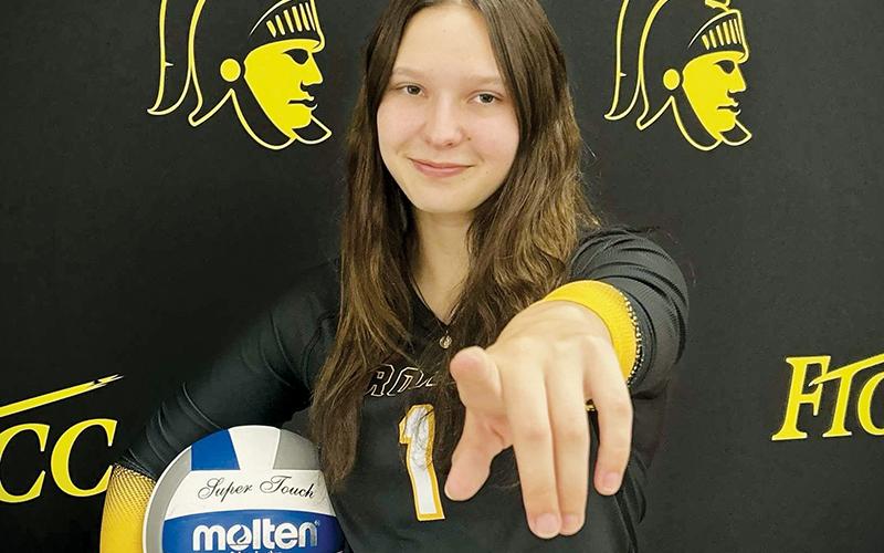 Delaney Brooms took a chance by visiting Fayetteville Technical Community College on July 26 – and left with a scholarship to play volleyball.