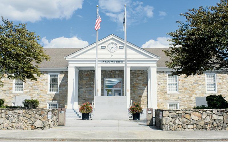 Constructed in 1942, the Graham County Courthouse is easily the most identifiable landmark in downtown  Robbinsville. The aging structure has a lengthy checklist of issues that have not been addressed – topics that have drawn the attention of the 43rd Judicial District. Photos by Kevin Hensley/editor@grahamstar.com