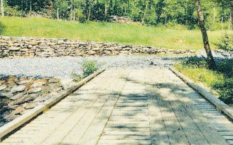 This comparison of the same bridge over Little Snowbird Creek shows the work completed by Adams Contracting: before (July 28, 2021) and after (June 27, 2023).
