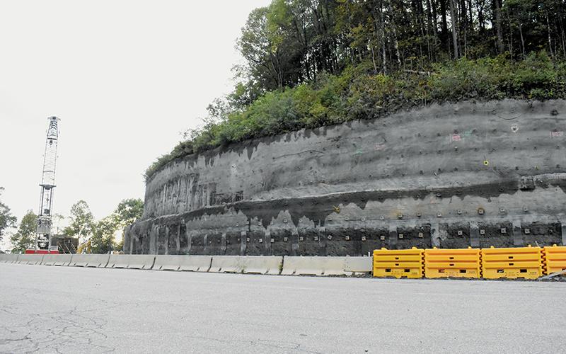 As part of the Corridor K improvement project, crews are expected to launch construction on a planned two-tier land bridge at Stecoah Gap. Photo by Kevin Hensley/editor@grahamstar.com