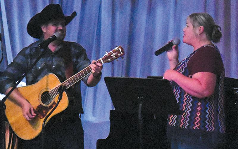 Prior to their performance of “Islands in the Stream” at Saturday’s “Graham County’s Got Talent 3,” Kevin Roberts and Becky Diane announced that they were married earlier in the day. More photos from the show will be uploaded soon to The Graham Star’s Facebook page; watch the event now on the Star’s YouTube channel. Photo by Alex Parton/The Graham Star