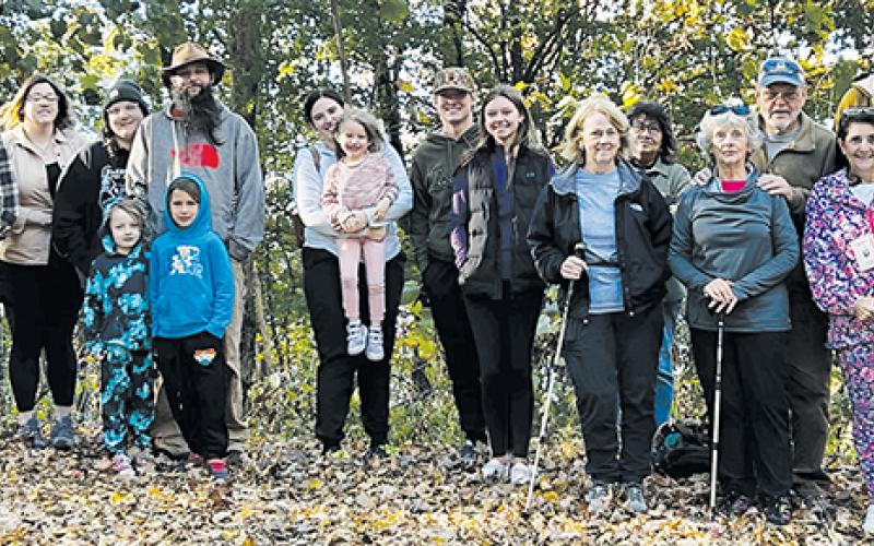 The annual Trail of Tears Walk attracted participants of all ages. Photo courtesy of Angie Knight/SnowbirdNEST