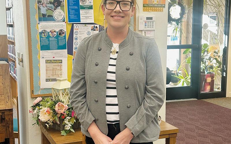 Robbinsville native Courtney Anderson has been  announced as the new librarian at the Graham County Public Library. Photo by Latresa Phillips/The Graham Star