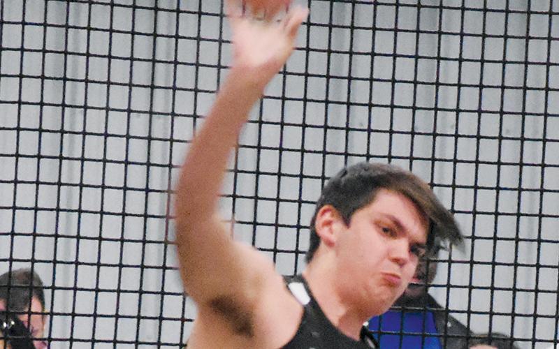 Isiac Collins, shot put.