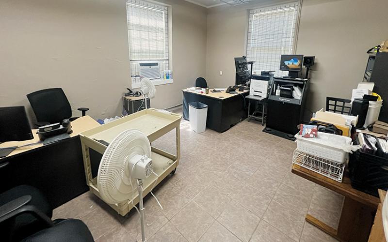 Efforts are already underway for the Graham County Detention Center to use the Grand Jury Room inside the courthouse as its booking office during the planned remediation of lead-based paint elsewhere in the facility.
