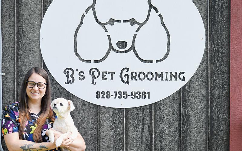 Brittney Holder owns B's Pet Grooming, but also works tirelessly to help control the local animal population. Photos by Kevin Hensley/editor@grahamstar.com