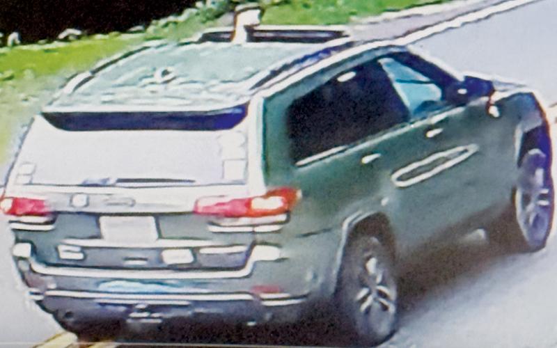 Swain County Sheriff’s Office detectives believe this is the Jeep Cherokee used in the Sept. 6 shooting incident at the Paddle Inn Rafting Co. The owner of the vehicle was arrested Sept. 30. Photo courtesy of Swain County Sheriff's Office