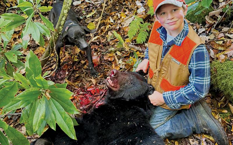 A short time after this photo was taken, 10-year-old Tucker Bailey suffered a traumatic eye injury and was airlifted to an East Tennessee hospital for immediate surgery. His family provided an inspiring update Tuesday to The Graham Star.
