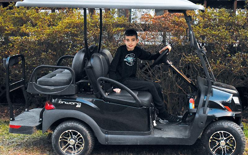 When asked what could be granted by the Make-a-Wish Foundation last year, Abel Buchanan's answer was quick: a new golf cart. The foundation compiled in quick order.