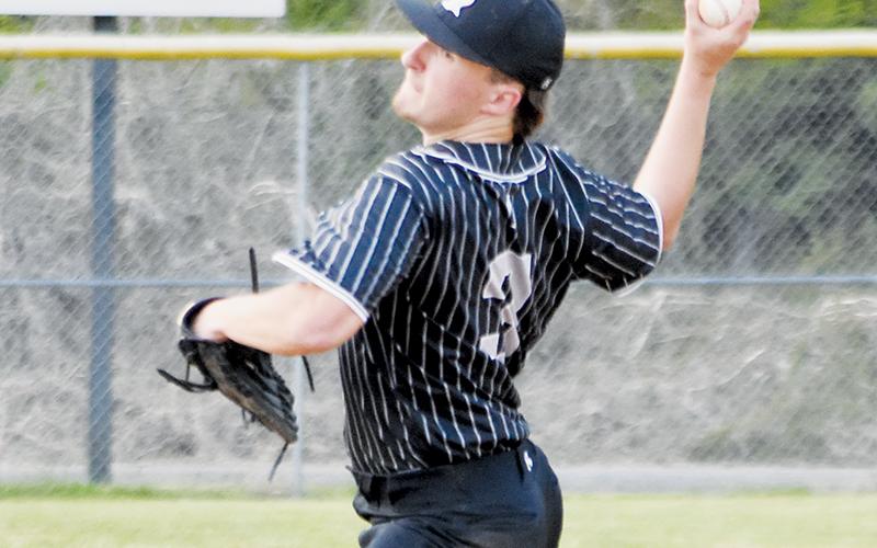 Luke Lovin improved to 3-1 for Robbinsville over the last week, picking up wins against Hiwassee Dam and Cherokee. Photo by Kevin Hensley/sports@grahamstar.com