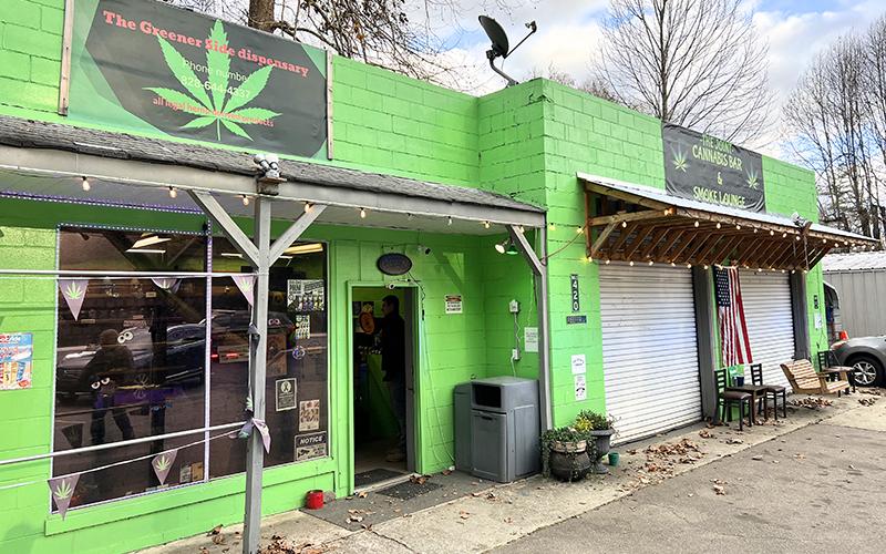 The Greener Side Dispensary was 1-of-3 local businesses raided as part of "Operation Dirty Laundry: Phase 1" on Nov. 22. All charges related to the case were dismissed last month. Photo by Kevin Hensley/editor@grahamstar.com