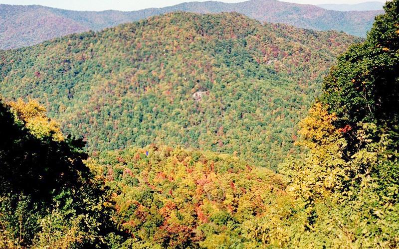 Early settlers were confronted by steep, rugged mountains. Photo by Marshall McClung/The Graham Star