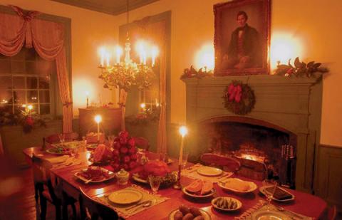 The James Vann House in Chatsworth, Ga., celebrates the first Cherokee Christmas with candlelit tours.