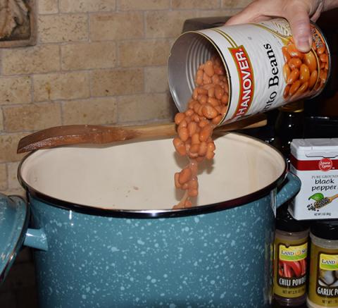 Pinto beans are a pivotal part of any Appalachian diet. Photo by Art Miller/amiller@grahamstar.com