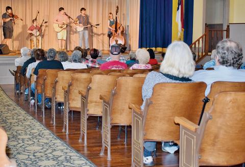 The Stecoah Valley Cultural Arts Center was packed for this concert in 2018, but the 2020 “An Appalachian Evening” concert series will be restricted to livestream-only. Photo by Art Miller/amiller@grahamstar.com