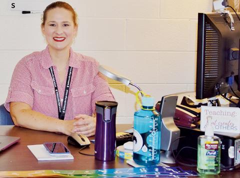 Michele Filip is ready to delve deep into the Robbinsville band program. Photos by Art Miller/amiller@grahamstar.com