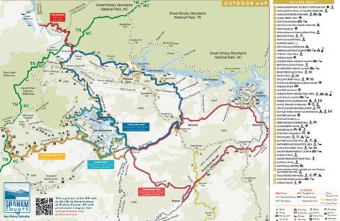 This is one of several new maps available from the Graham County Travel and Tourism office.