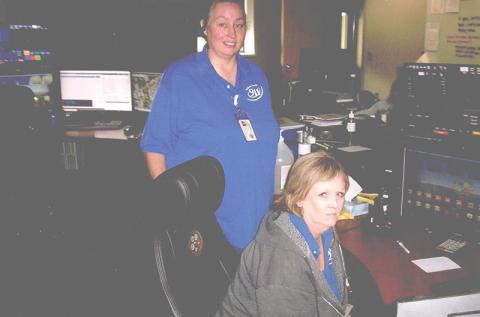 Misty Hembree and Kim McCall have each worked with Graham County EMS for over 20 years. Photo by Marshall McClung/The Graham Star