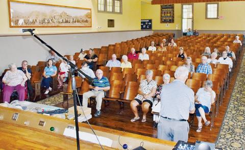 Though sparsely attended, the Stecoah School Reunion returned Saturday, after a one-year absence. Photos by Art Miller/amiller@grahamstar.com