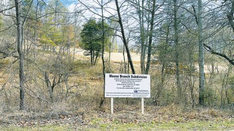 This 13-unit subdivision off Moose Branch Road will provide affordable housing to the Robbinsville-area housing market. Photo by Randy Foster/news@grahamstar.com