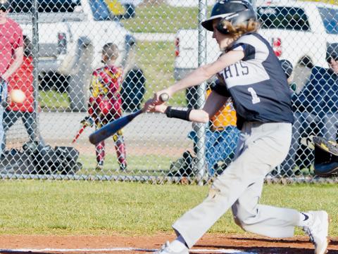 Robbinsville’s Bryc Garrison had two hits and scored a run in the Knights’ loss to Swain County on Tuesday. Photo courtesy of Raven Rattler/Robbinsville High School Yearbook