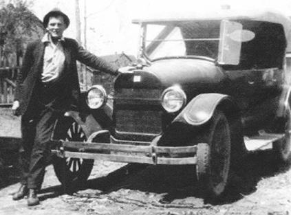 With the completion of U.S. Hwy. 129 in 1931, travel between Tennessee and Graham County was possible by automobile, such as this 1929 Model A Ford.