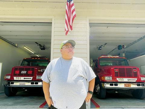 Station 3 Fire Chief Brian Johnson is planning construction of a three-bay metal building to supplement the existing structure off Tapoco Road. Station 3 volunteers have been saving up for years for the project, which will cost an estimated $80,000. Photos by Randy Foster/news@grahamstar.com