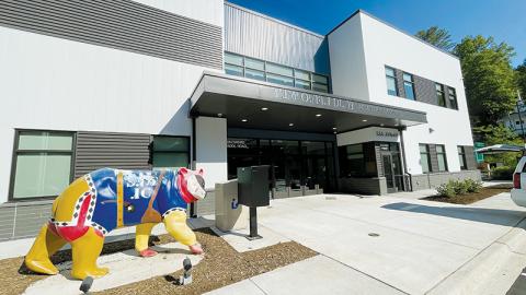 A ribbon cutting is planned for 1 p.m. Friday at the new Jacob Cornsilk Community Center, which is located in the Snowbird community. Photo by Randy Foster/news@grahamstar.com