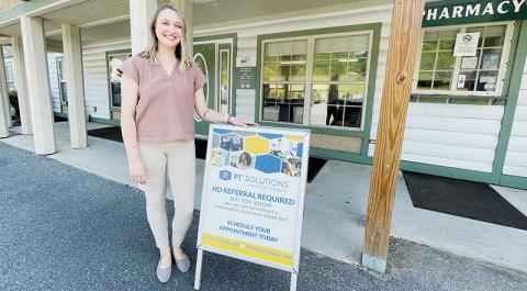 Robbinsville native Ashton Massey has opened a speech-therapy clinic at Tallulah Community Health Center. Photo by Randy Foster/news@grahamstar.com