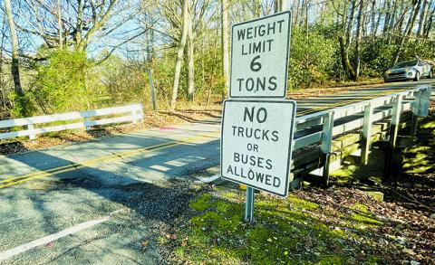 Following a public hearing in November, the N.C. Department of Transportation has opted to replace this aging bridge on Lower Mill Creek Road, instead of the original plan to remove the bridge and construct two turnarounds. Photo by Randy Foster/news@grahamstar.com