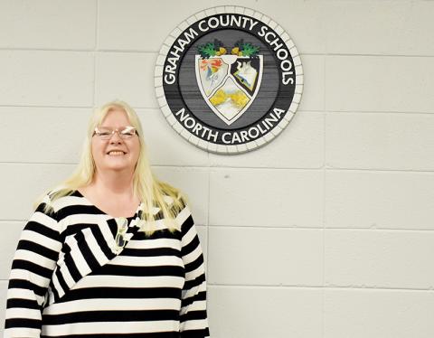 Debra “Hank” Dinschel was once an outspoken critic of the Graham County Board of Education, but won a seat on the council in November, following a narrow run-off. Photo by Kevin Hensley/editor@grahamstar.com