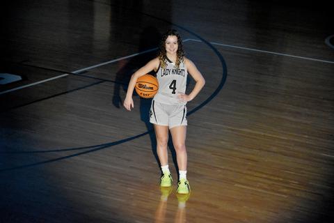 Lady Knights senior Desta Trammell was recently announced as the 2022-23 Smoky Mountain Conference Girls Player of the Year – her second time earning the distinction. Photos by Kevin Hensley/sports@grahamstar.com