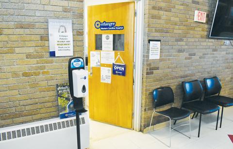 One Graham County Board of Education member has started raising questions about the Erlanger School-Based Clinic being housed on school grounds. The center is open to any student, staff member or immediate faculty-member’s family in the school district. Photo by Kevin Hensley/editor@grahamstar.com