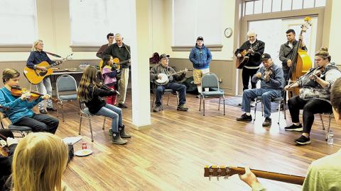 The monthly Stecoah Community Jam has established itself as a fun event for musicians of all ages.